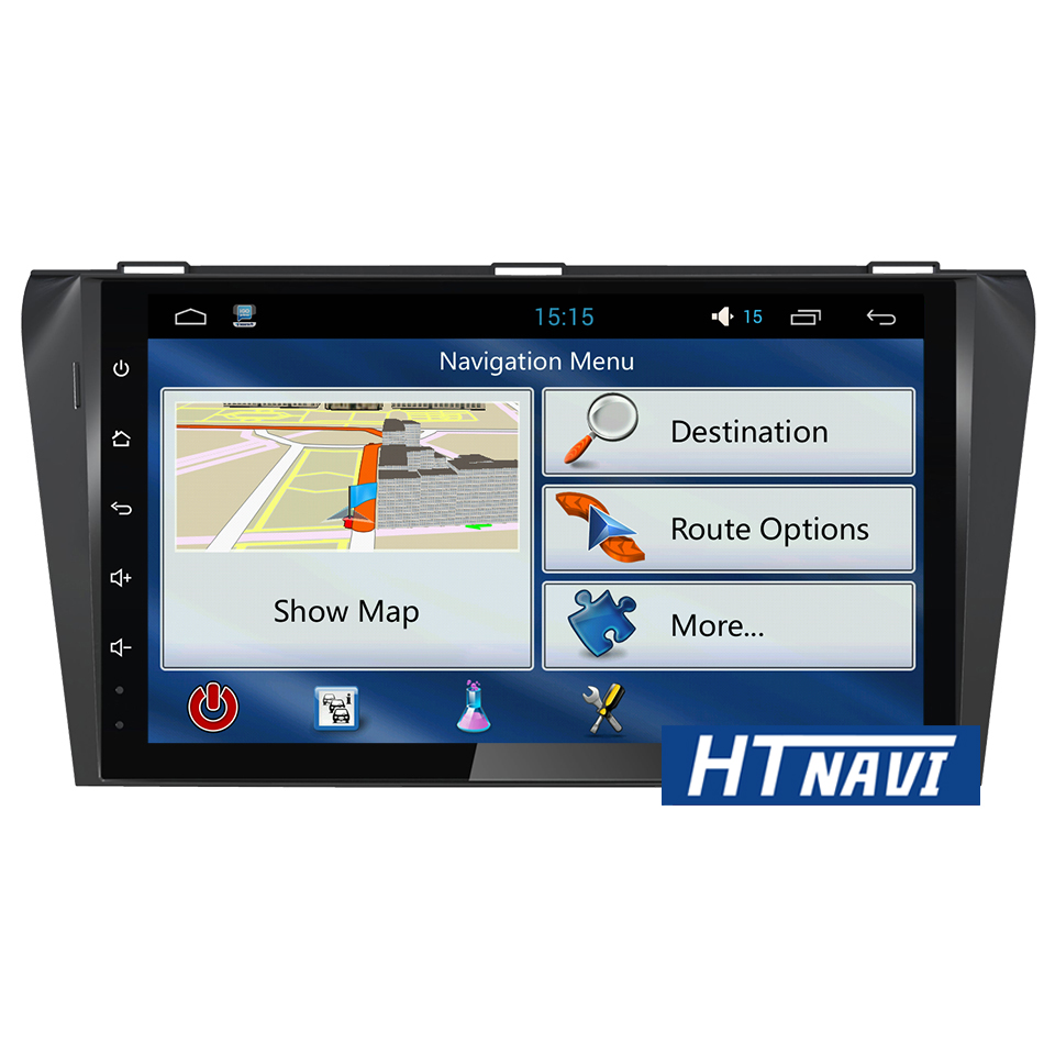 HTNAVI Player multimídia para carro para Mazda 3 2004-2009