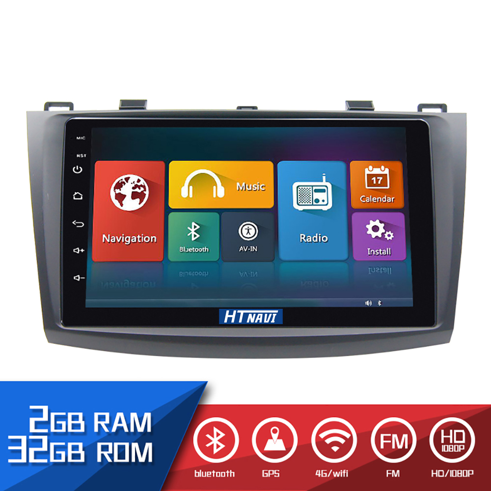 HTNAVI Car Multimedia Player For Mazda 3 2010-2016