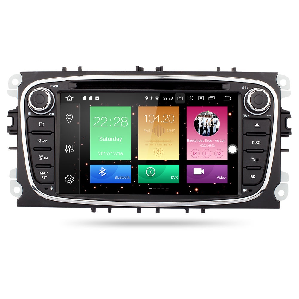 HTNAVI Auto-Multimedia-Player für Ford Focus 2/S-Max/C-Max/Mondeo 4/Galaxy/Kuga 2008-2010
