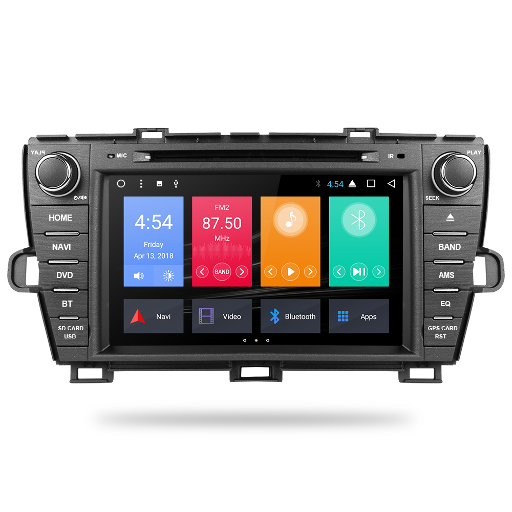 HTNAVI Player multimídia para carro para Toyota Prius 2009-2013