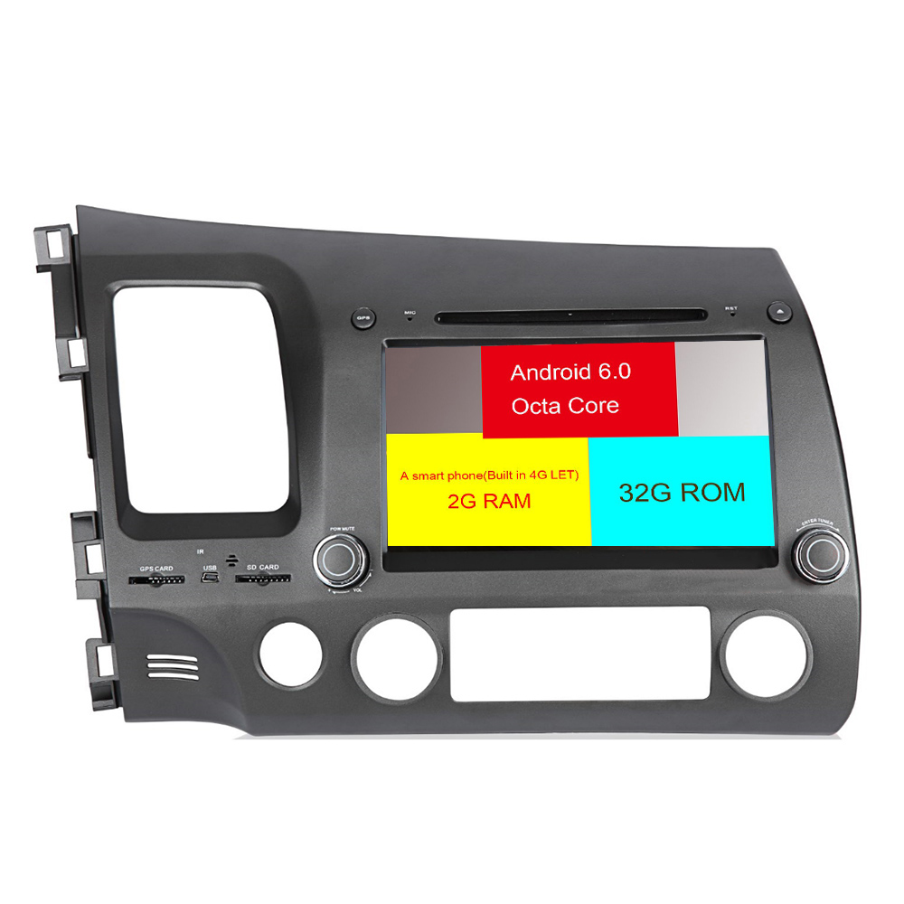HTNAVI Car Multimedia Player For honda Civic 2006-2011
