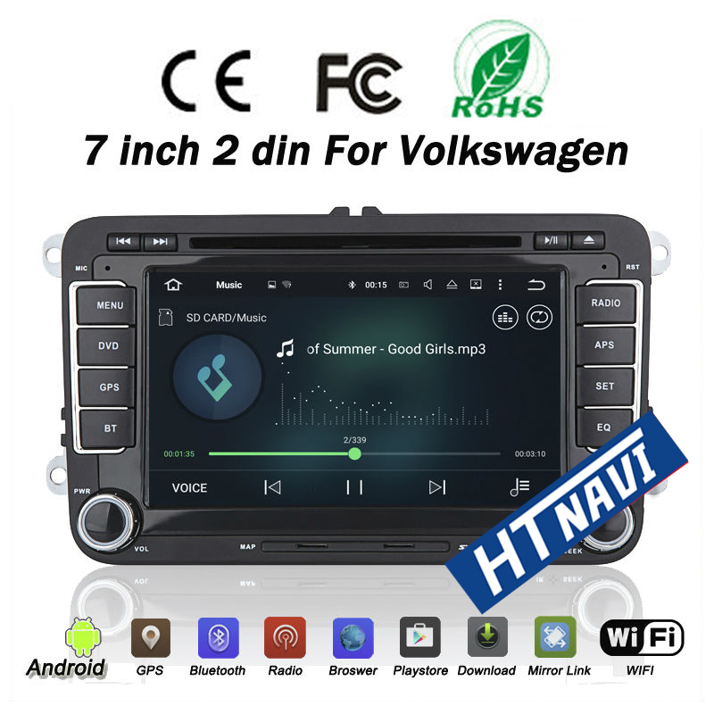 HTNAVI Player multimídia para carro para Volkswagen Golf mk6 2005-2012