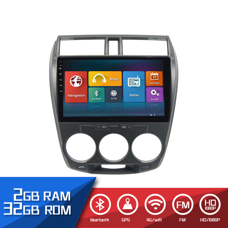 HTNAVI Player multimídia para carro para honda City 2008-2013