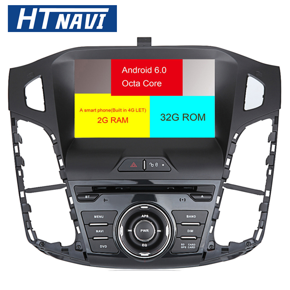 HTNAVI Player multimídia para carro para Ford Focus 2012 - 2014