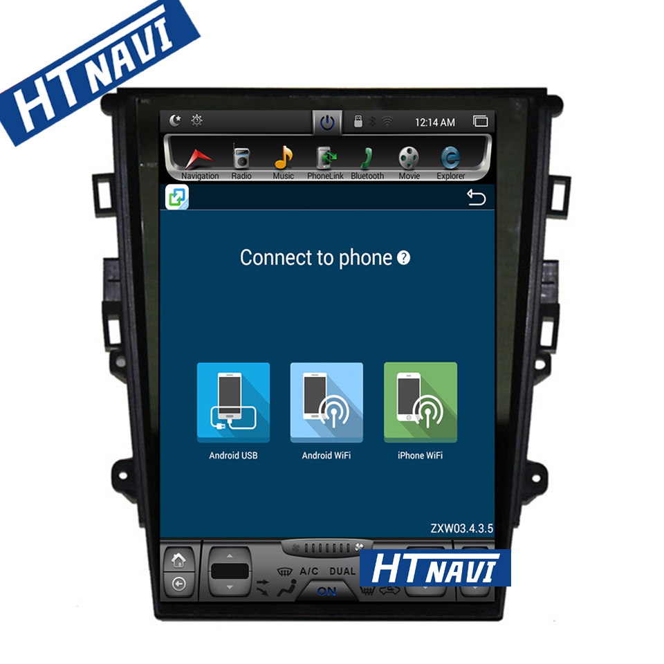 HTNAVI Car Multimedia Player For Ford Mondeo 2013-2017
