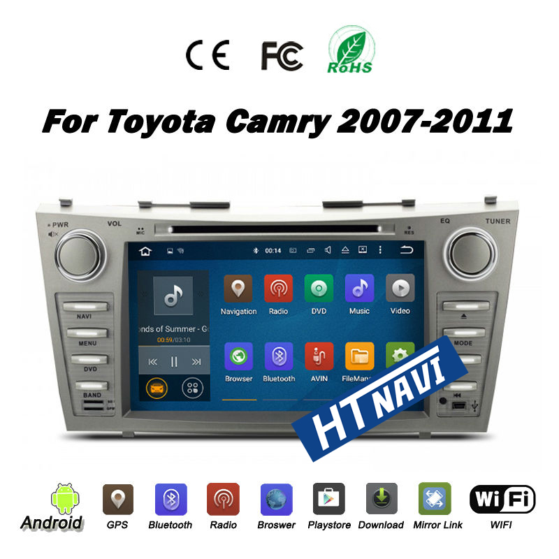HTNAVI Автомобильный мультимедийный плеер для Toyota camry 2007-2011