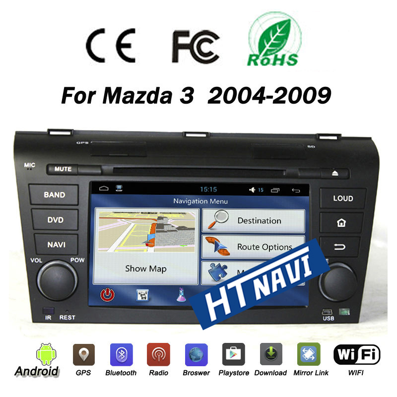 HTNAVI Car Multimedia Player For Mazda 3 2004-2009