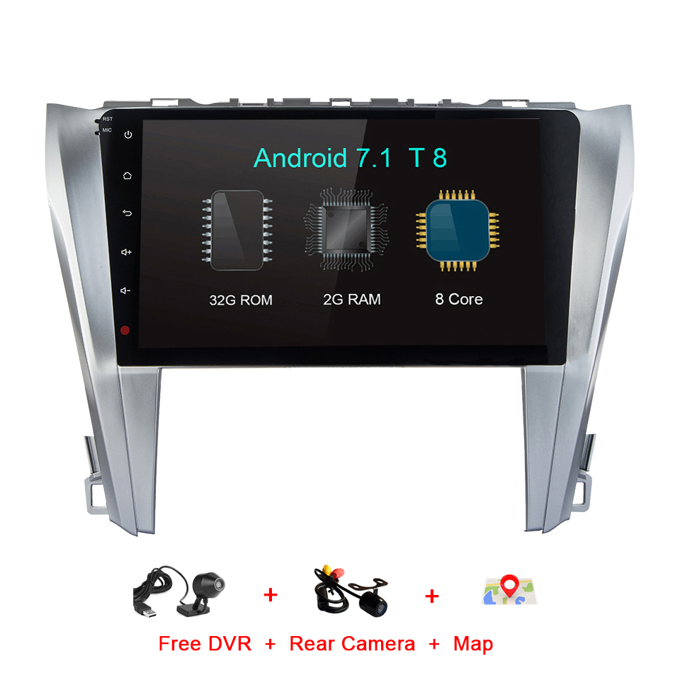 HTNAVI Player multimídia para carro para Toyota Camry 2015 +