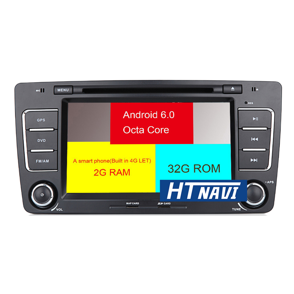 HTNAVI Car Multimedia Player For Skoda Octavia 2012-2013