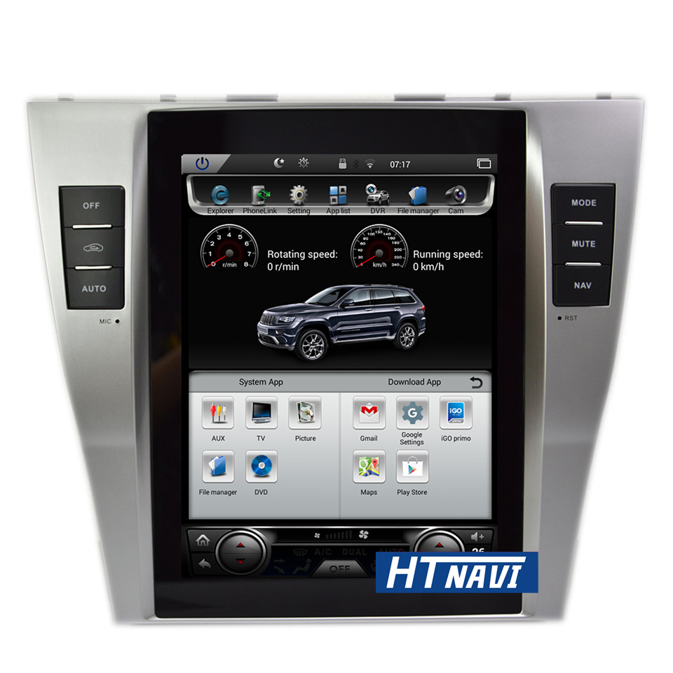 HTNAVI Car Multimedia Player For Toyota Camry 2007-2011