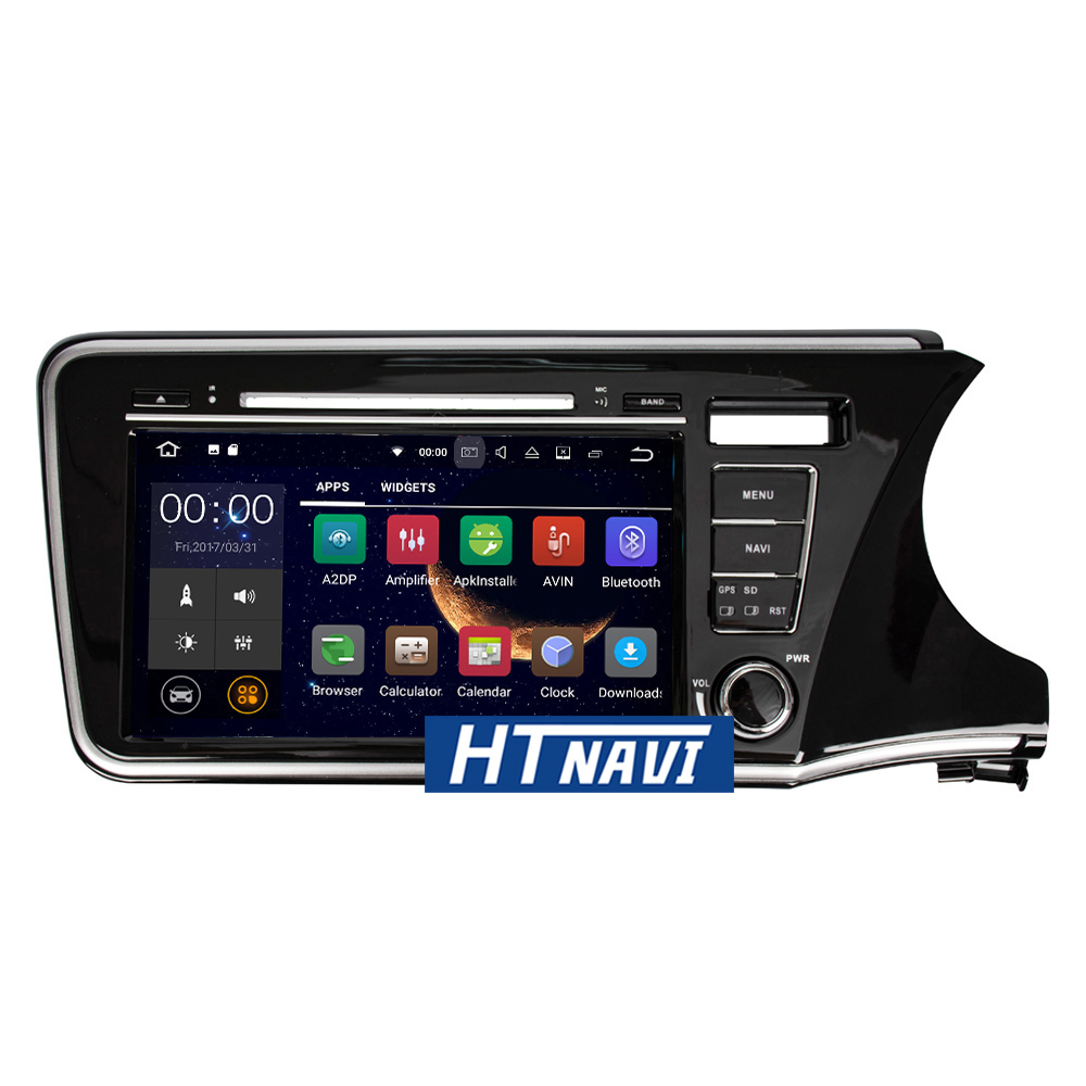 HTNAVI Lettore multimediale per auto per Honda City 2014-2017