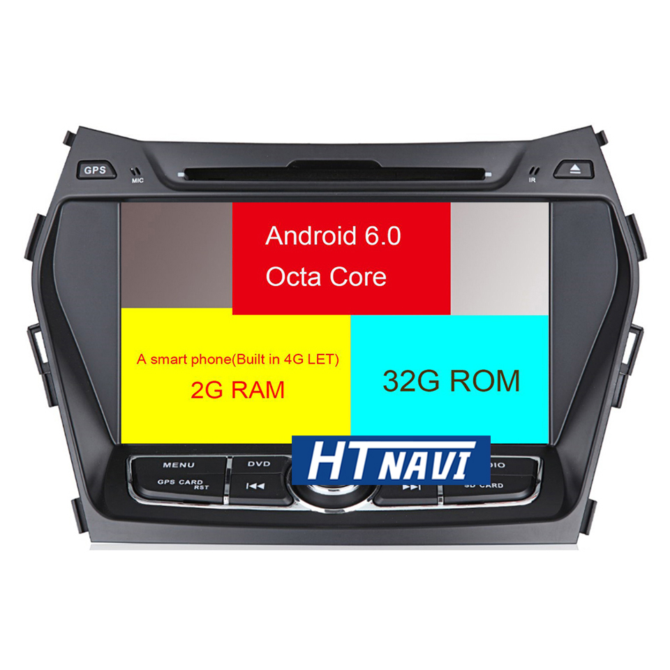 HTNAVI Car Multimedia Player For Hyundai IX45/Santa Fe 2013