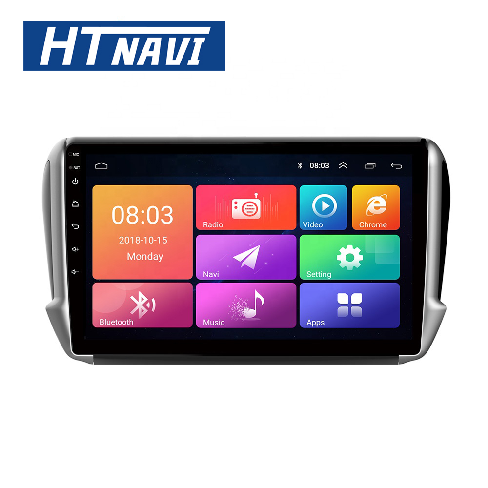 HTNAVI Car Multimedia Player For Peugeot 2008 2015